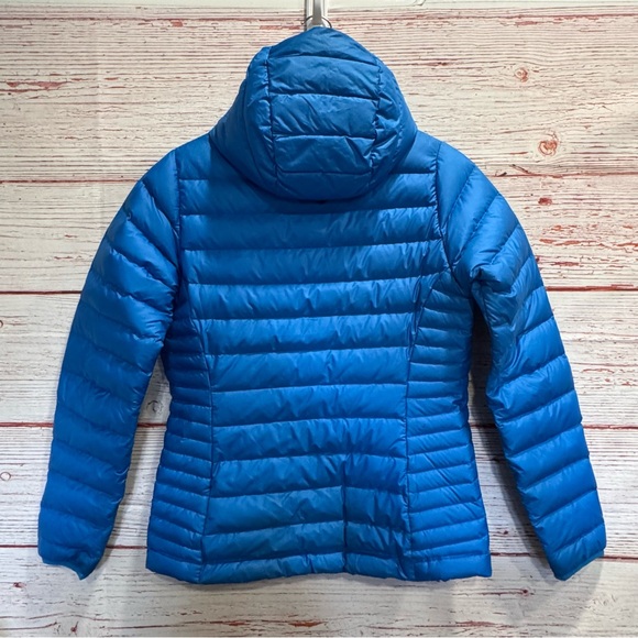 Patagonia Women’s Down Sweater Hoodie in Lapiz Blue Sz S - Picture 12 of 14